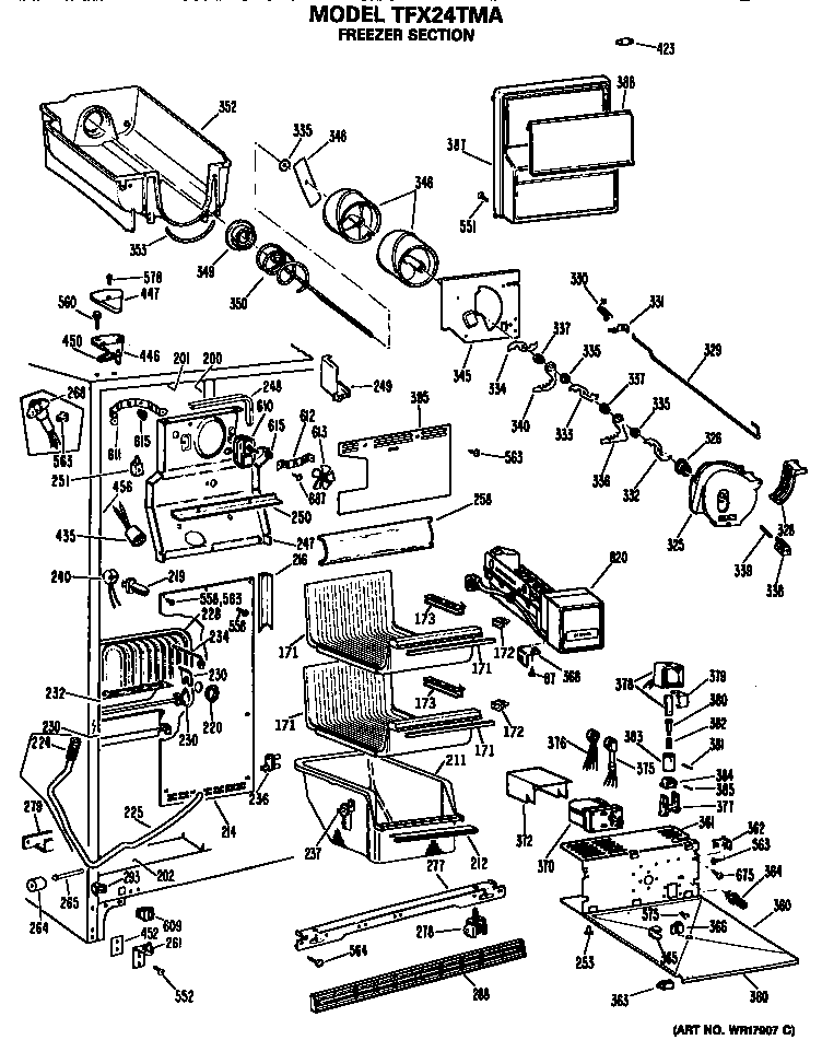 Freezer section