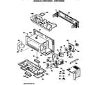 GE JVM132K02 oven cavity/installation diagram