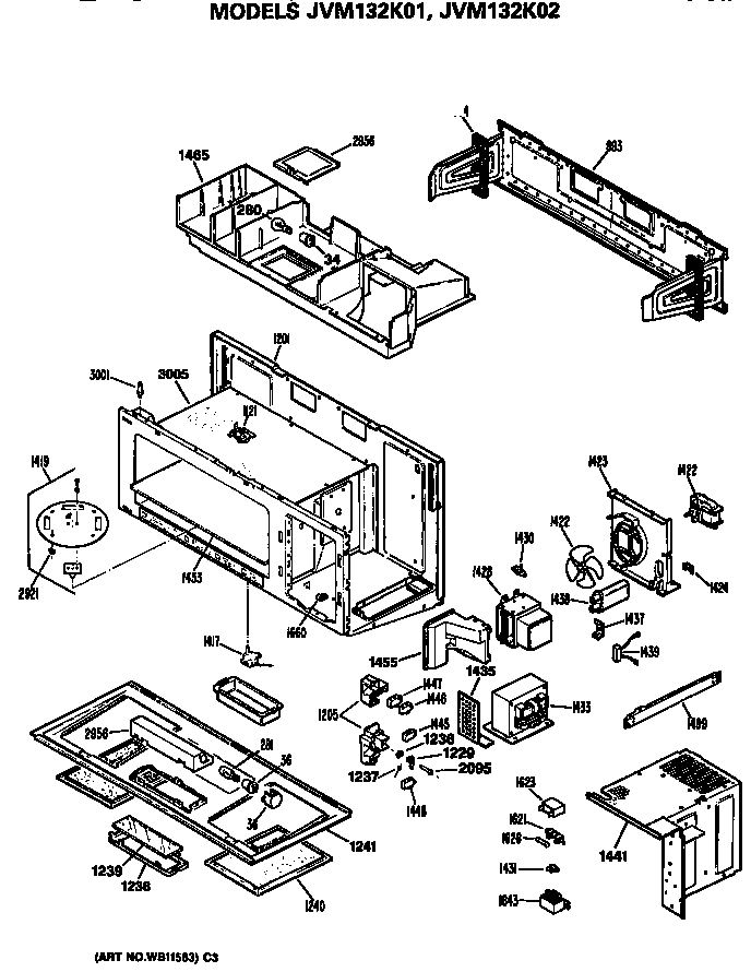 Oven cavity/installation