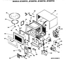 GE JE1025T02 microwave parts diagram