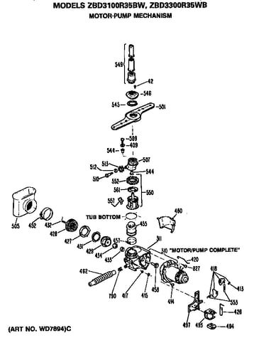 Motor/pump