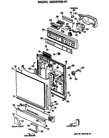 Front/control panel