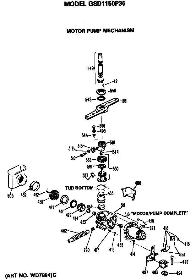Motor/pump