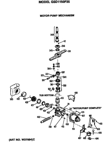 Motor/pump