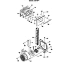 GE JSS16P1 door and exhaust diagram