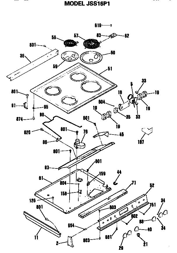 Top and controls