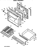 Door and broiler assembly
