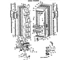 GE TFE22RNA doors diagram