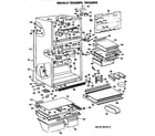 GE TBX25RPELWH cabinet diagram