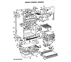 GE TBX22ZPERWH cabinet diagram