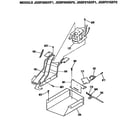 GE JGSP21GEP2 lock box/motor assembly diagram