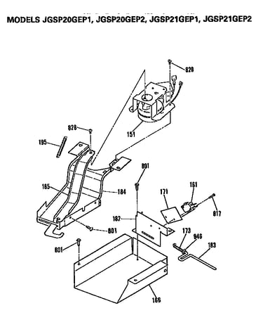 Lock box/motor assembly