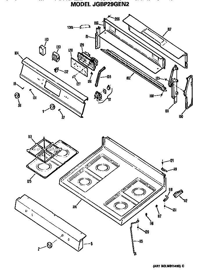 COOKTOP AND BACKSPLASH