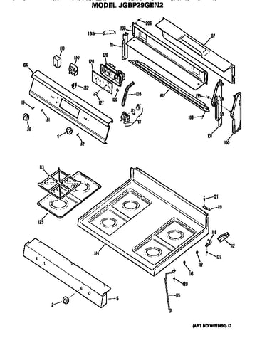 Cooktop and backsplash
