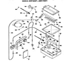 GE JGRP17WEP1WW burner valve assembly diagram