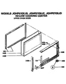 Upper oven door