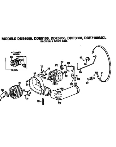 Blower and drive