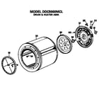 GE DDC5000MCL drum and heater diagram