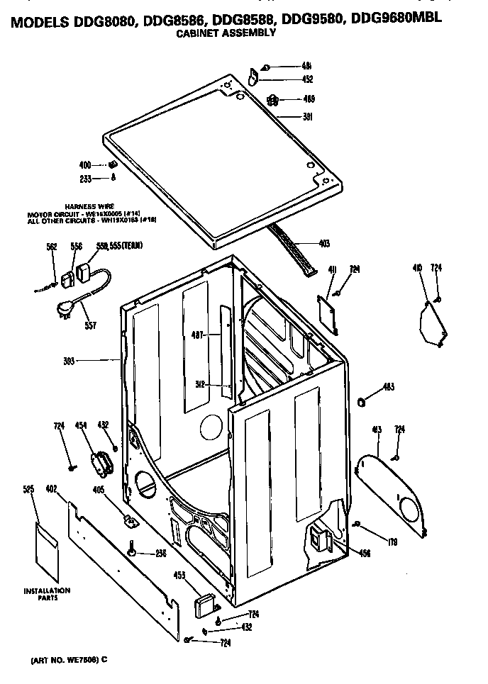 CABINET AND TOP