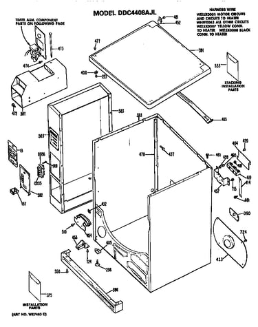 Cabinet for ddc4408ajl