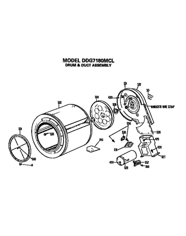 Drum and duct assembly