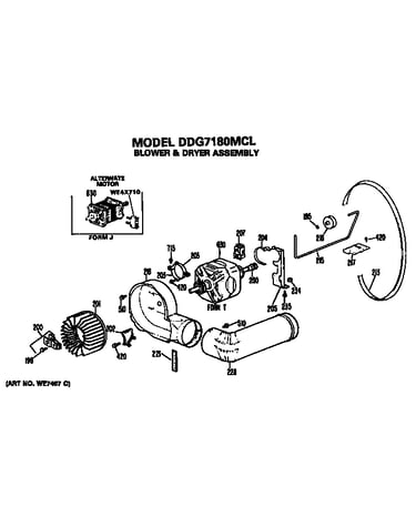 Blower and drive assembly