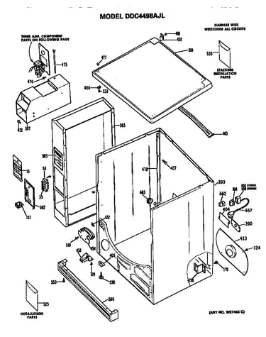 Cabinet for ddc4498ajl