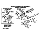 GE DDC4498AJL gas valve and burner diagram