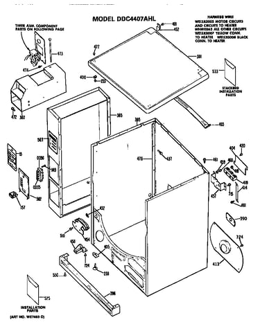 Cabinet for ddc4407ahl