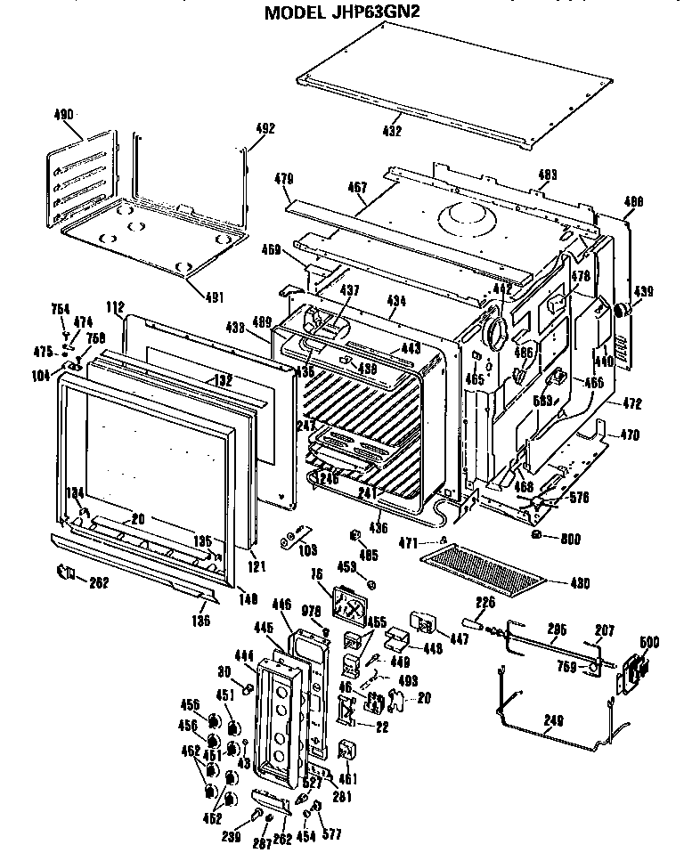 Upper oven