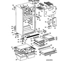 GE TBX16ZPERWH cabinet diagram