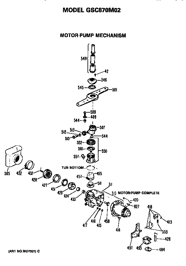 Motor/pump
