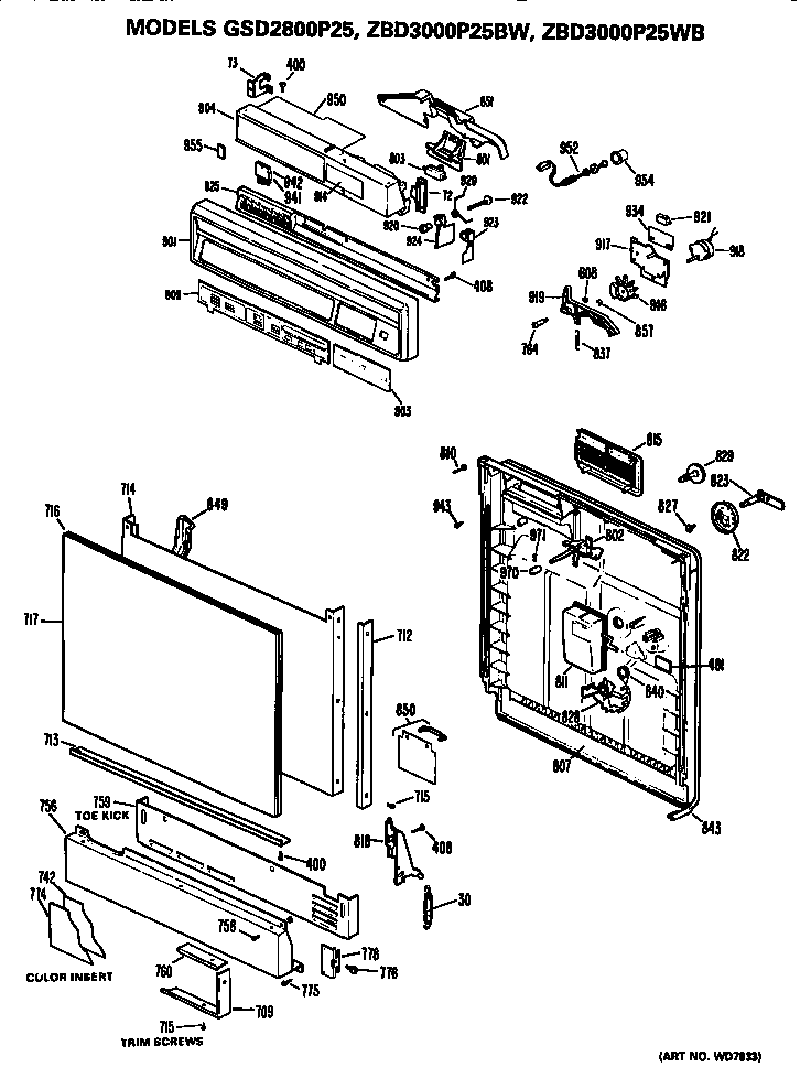 FRONT/CONTROL PANEL