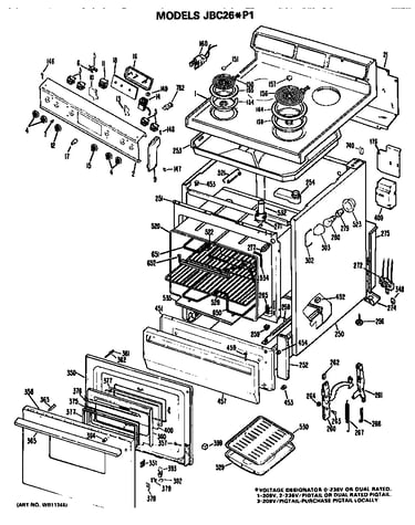 Main body/cooktop/controls