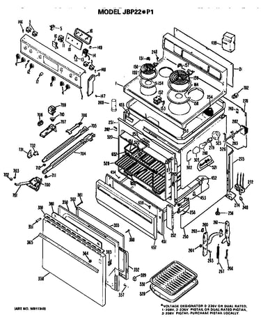 Main body/cooktop/controls