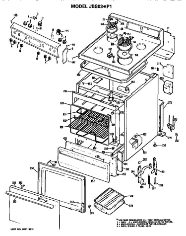 Main body/cooktop/controls