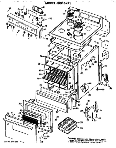 Main body/cooktop/controls
