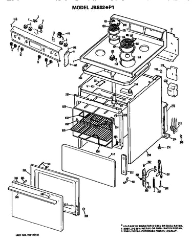 Main body/cooktop/controls