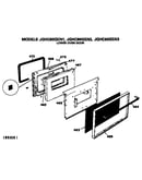Lower oven door