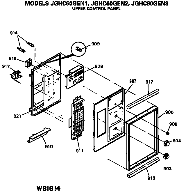 UPPER CONTROL PANEL