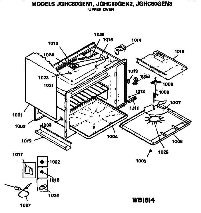 Upper oven