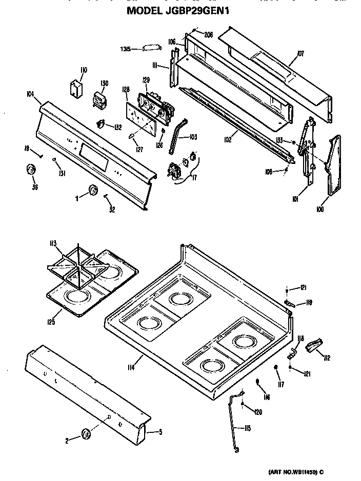 COOKTOP AND BACKSPLASH