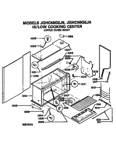 Upper oven body