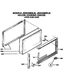 Upper oven door