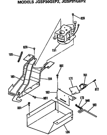 Lock box/motor assembly