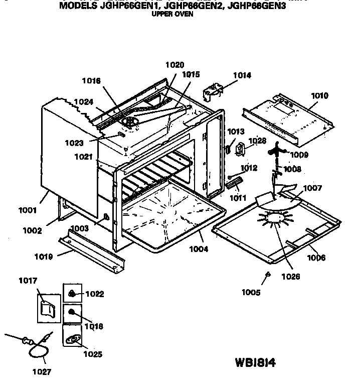 Upper oven