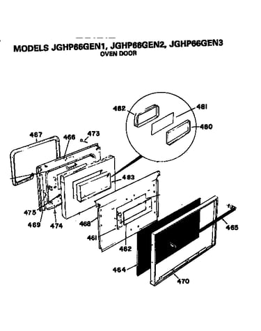 Oven door