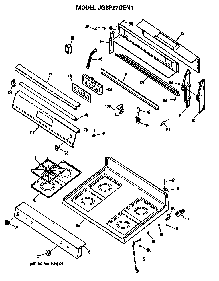 COOKTOP AND BACKSPLASH