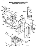 Washer-cabinet/ top panel and base