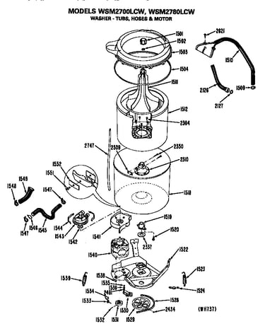 Washer- tubs/motor and water system